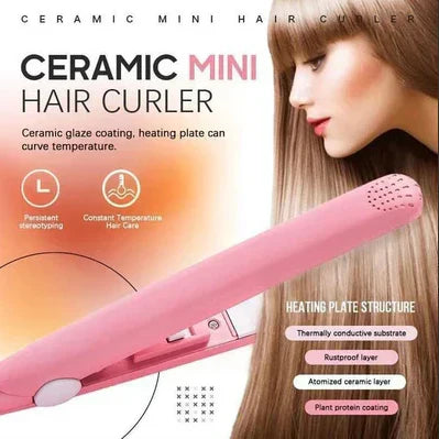 🙀 Mini Plancha Viajera Cabello Cerámica 🙀 + Envío Grátis